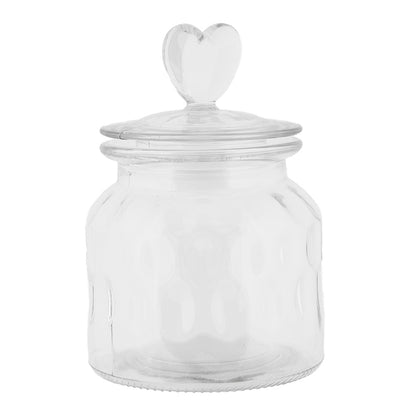 Le Bocal des Petits Plaisirs – Bocal cœur en verre