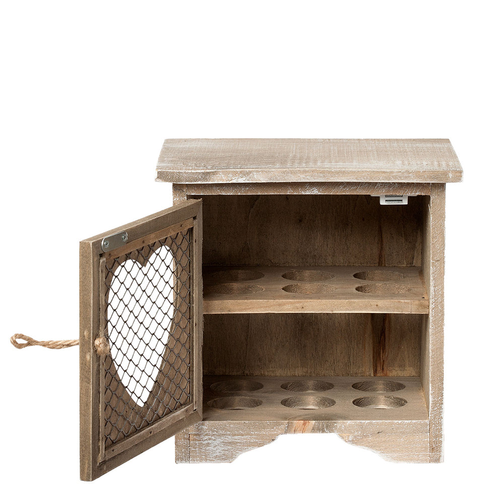 Le Petit Poulailler – Rangement à œufs en bois cœur