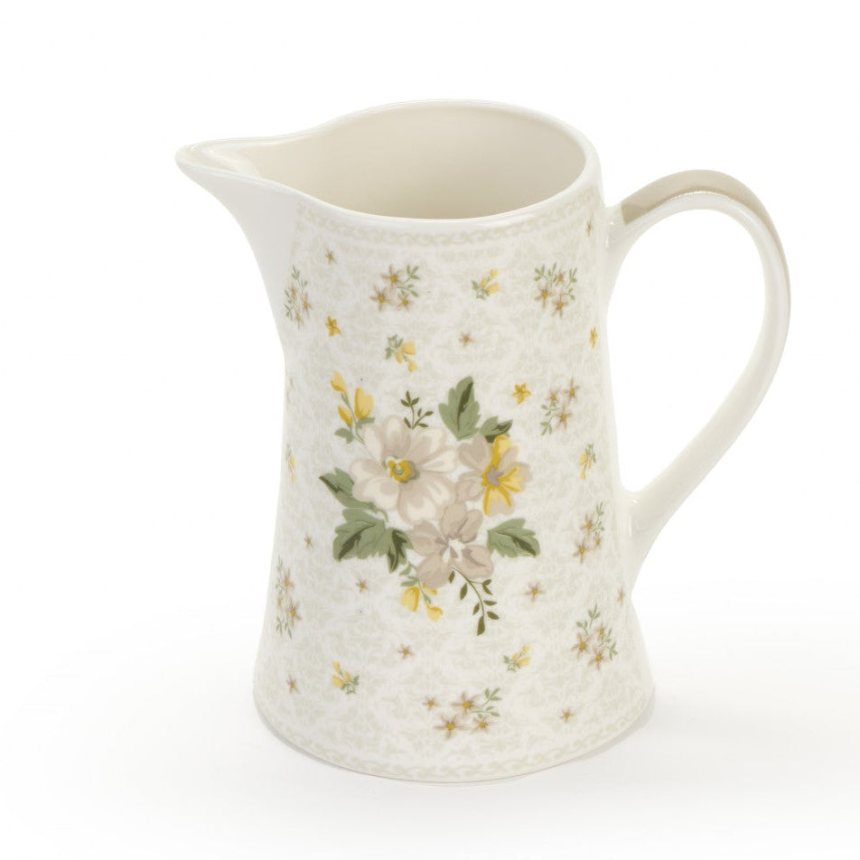 Pichet fleuri « Clarissa »