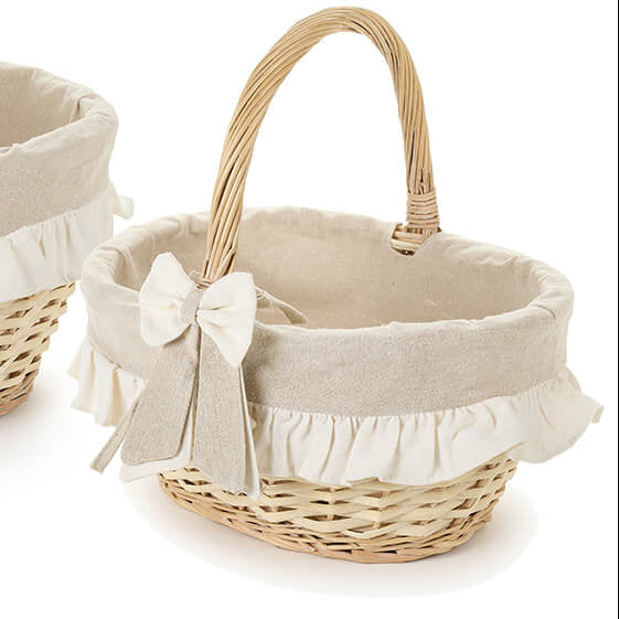 Panier en Osier avec Anses - Petit Modèle