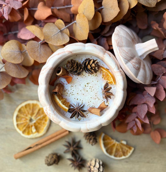 Bougie Citrouille Enchantée