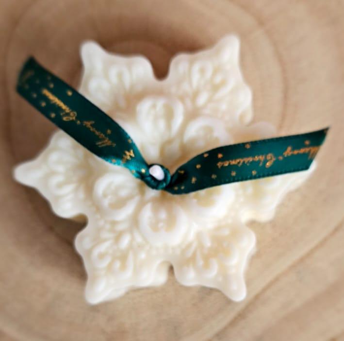 Bougie Grand Flocon de Neige