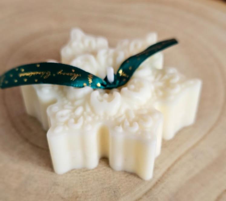 Bougie Grand Flocon de Neige