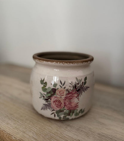 Pot Rose d’Antan