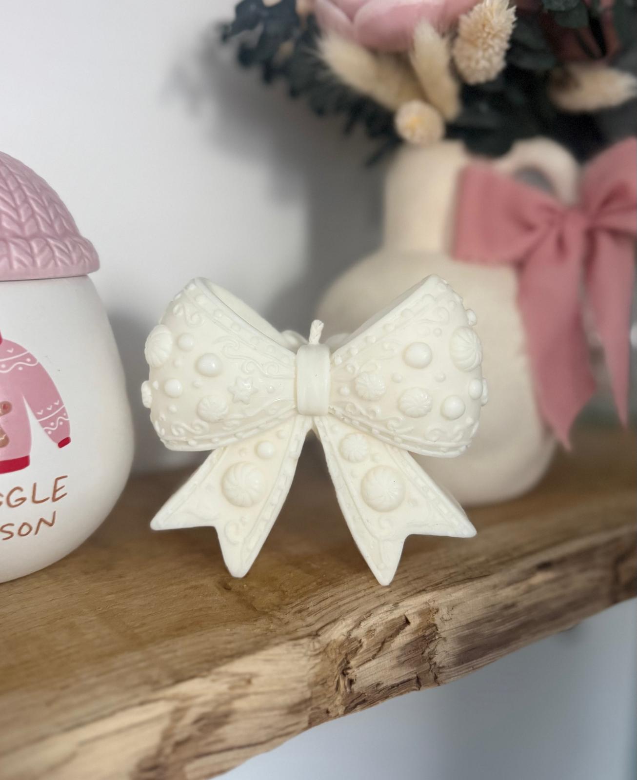 Bougie Nœud de Noël