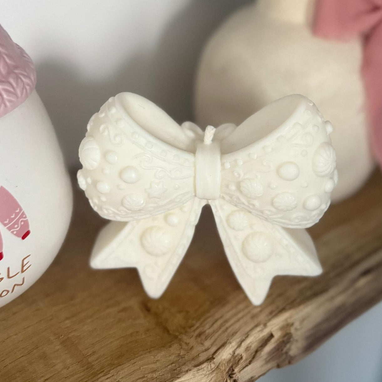 Bougie Nœud de Noël