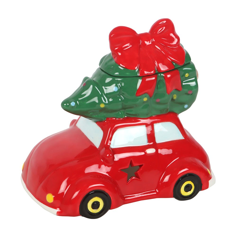 Voiture avec Sapin de Noël