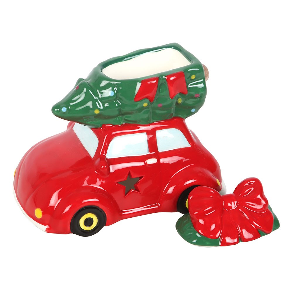 Voiture avec Sapin de Noël