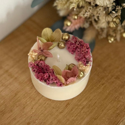 Bougie Pétales de Fleurs