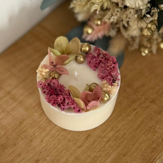 Bougie Pétales de Fleurs