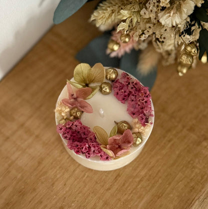 Bougie Pétales de Fleurs