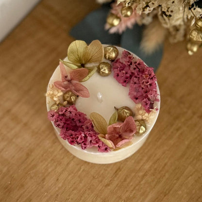 Bougie Pétales de Fleurs